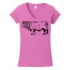 Softstyle ® Women's Fit V Neck T Shirt Thumbnail