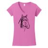 Softstyle ® Women's Fit V Neck T Shirt Thumbnail