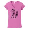 Softstyle ® Women's Fit V Neck T Shirt Thumbnail