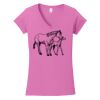 Softstyle ® Women's Fit V Neck T Shirt Thumbnail
