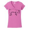 Softstyle ® Women's Fit V Neck T Shirt Thumbnail