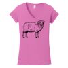 Softstyle ® Women's Fit V Neck T Shirt Thumbnail
