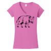 Softstyle ® Women's Fit V Neck T Shirt Thumbnail