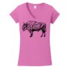 Softstyle ® Women's Fit V Neck T Shirt Thumbnail
