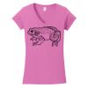 Softstyle ® Women's Fit V Neck T Shirt Thumbnail