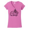 Softstyle ® Women's Fit V Neck T Shirt Thumbnail