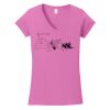 Softstyle ® Women's Fit V Neck T Shirt Thumbnail