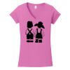 Softstyle ® Women's Fit V Neck T Shirt Thumbnail