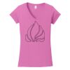 Softstyle ® Women's Fit V Neck T Shirt Thumbnail
