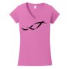 Softstyle ® Women's Fit V Neck T Shirt Thumbnail