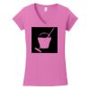 Softstyle ® Women's Fit V Neck T Shirt Thumbnail