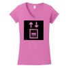 Softstyle ® Women's Fit V Neck T Shirt Thumbnail