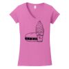 Softstyle ® Women's Fit V Neck T Shirt Thumbnail