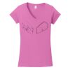 Softstyle ® Women's Fit V Neck T Shirt Thumbnail