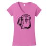 Softstyle ® Women's Fit V Neck T Shirt Thumbnail