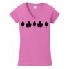 Softstyle ® Women's Fit V Neck T Shirt Thumbnail