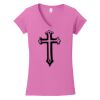 Softstyle ® Women's Fit V Neck T Shirt Thumbnail