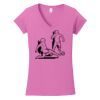 Softstyle ® Women's Fit V Neck T Shirt Thumbnail