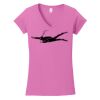 Softstyle ® Women's Fit V Neck T Shirt Thumbnail