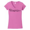 Softstyle ® Women's Fit V Neck T Shirt Thumbnail