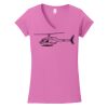 Softstyle ® Women's Fit V Neck T Shirt Thumbnail