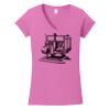 Softstyle ® Women's Fit V Neck T Shirt Thumbnail