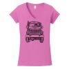 Softstyle ® Women's Fit V Neck T Shirt Thumbnail