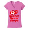 Softstyle ® Women's Fit V Neck T Shirt Thumbnail