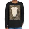 Youth Heavy Cotton 100% Cotton Long Sleeve T Shirt Thumbnail