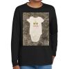 Youth Heavy Cotton 100% Cotton Long Sleeve T Shirt Thumbnail
