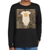 Youth Heavy Cotton 100% Cotton Long Sleeve T Shirt Thumbnail