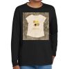 Youth Heavy Cotton 100% Cotton Long Sleeve T Shirt Thumbnail