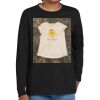 Youth Heavy Cotton 100% Cotton Long Sleeve T Shirt Thumbnail