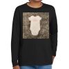 Youth Heavy Cotton 100% Cotton Long Sleeve T Shirt Thumbnail