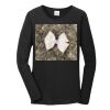 Ladies Heavy Cotton  100% Cotton Long Sleeve T Shirt Thumbnail