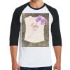 Heavy Cotton ™ 3/4 Sleeve Raglan T Shirt Thumbnail