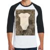Heavy Cotton ™ 3/4 Sleeve Raglan T Shirt Thumbnail
