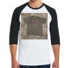 Heavy Cotton ™ 3/4 Sleeve Raglan T Shirt Thumbnail