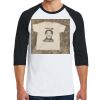 Heavy Cotton ™ 3/4 Sleeve Raglan T Shirt Thumbnail