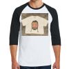 Heavy Cotton ™ 3/4 Sleeve Raglan T Shirt Thumbnail