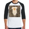 Heavy Cotton ™ 3/4 Sleeve Raglan T Shirt Thumbnail