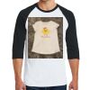 Heavy Cotton ™ 3/4 Sleeve Raglan T Shirt Thumbnail