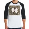 Heavy Cotton ™ 3/4 Sleeve Raglan T Shirt Thumbnail