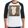 Heavy Cotton ™ 3/4 Sleeve Raglan T Shirt Thumbnail